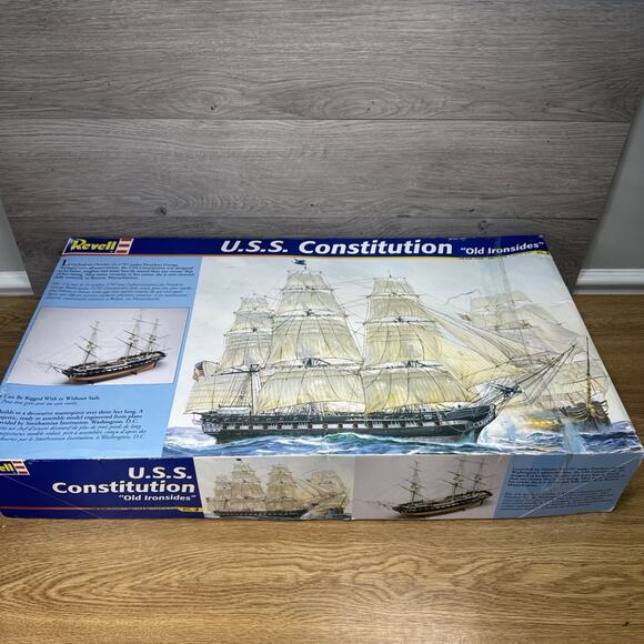 2004 REVELL USS Constitution 1:96 Old Ironsides Model Ship Kit 85-0398~New - Picture 1 of 16